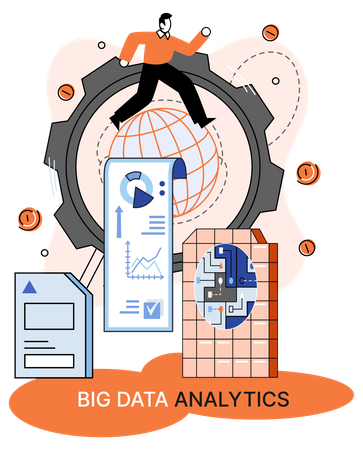 Análise de Big Data  Ilustração