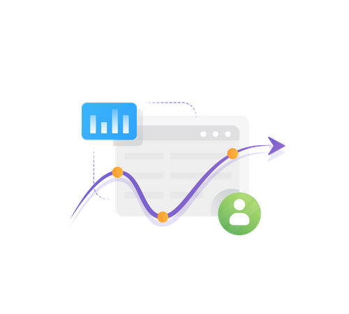 Análisis de datos del usuario  Ilustración