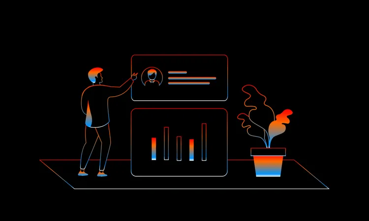 Análisis de datos del usuario  Ilustración