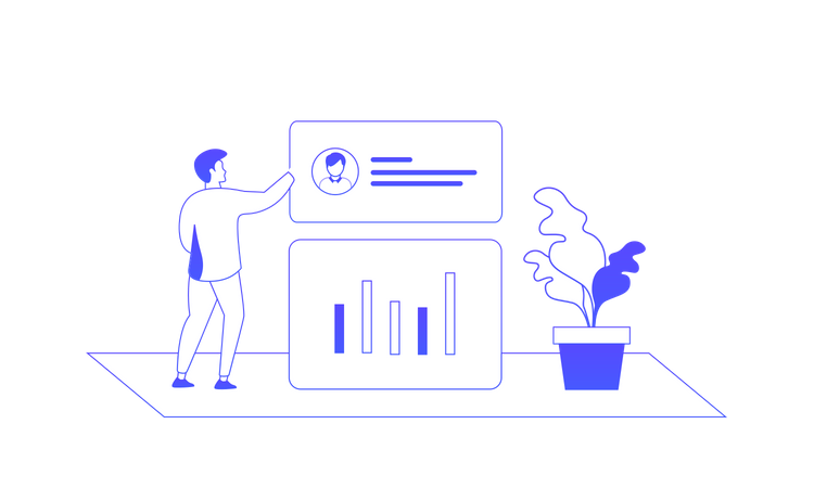 Análisis de datos del usuario  Ilustración