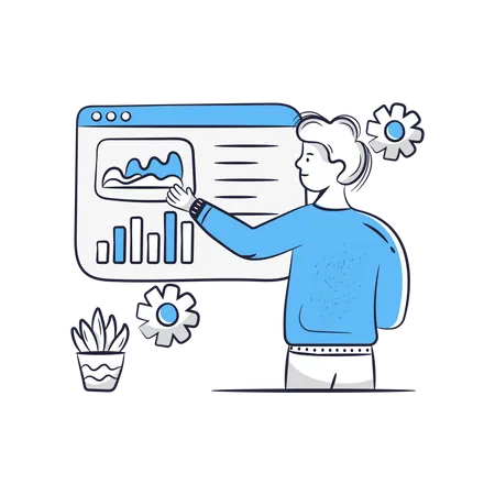 Analyse commerciale  Illustration