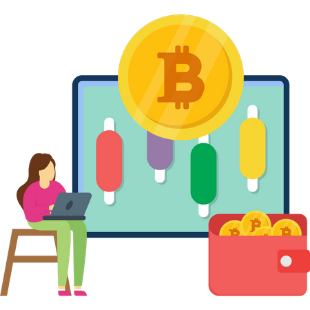 Analyse du marché des bitcoins  Illustration