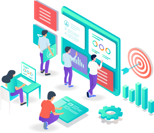 Analysis Dashboard  Illustration