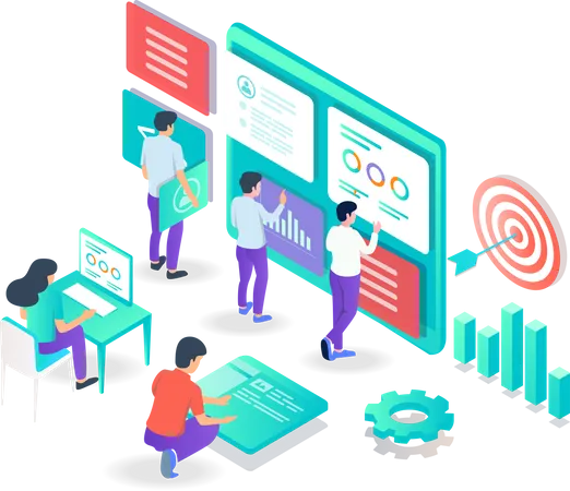 Analysis Dashboard  Illustration