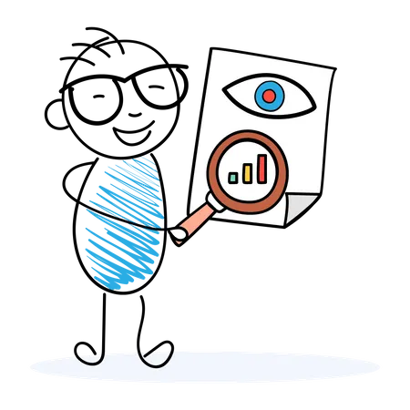 Analytics Report File  Illustration