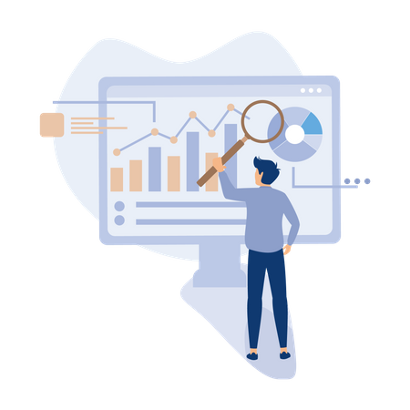 Analytics Software  Illustration