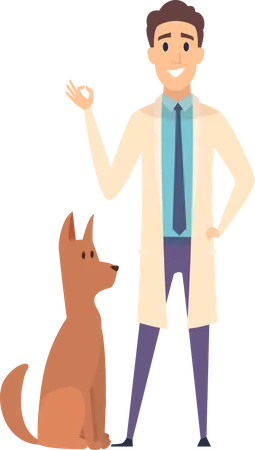 Animal doctor  Illustration