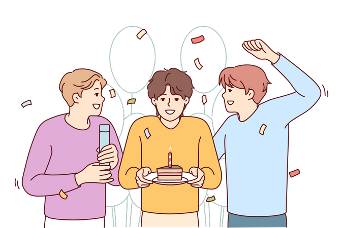 Fête d'anniversaire  Illustration