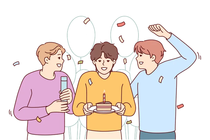 Fête d'anniversaire  Illustration