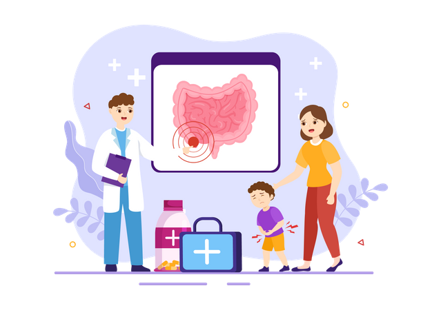 Appendicitis Inflammation  Illustration