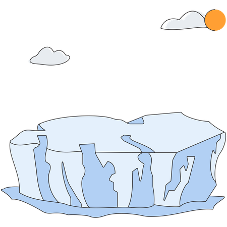 Argentina - Perito Moreno Glacier  Illustration