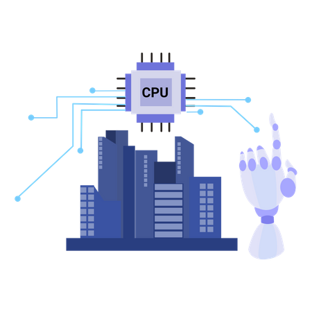 Artificial Intelligence laboratory  Illustration