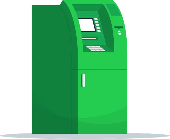 ATM machine  イラスト