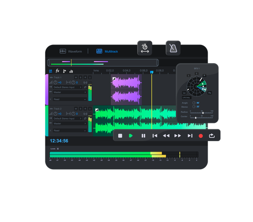 Audiobearbeitungssoftware  Illustration