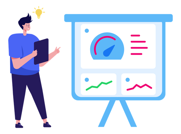 Tableau graphique d'audit  Illustration