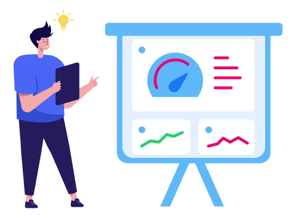 Tableau graphique d'audit  Illustration