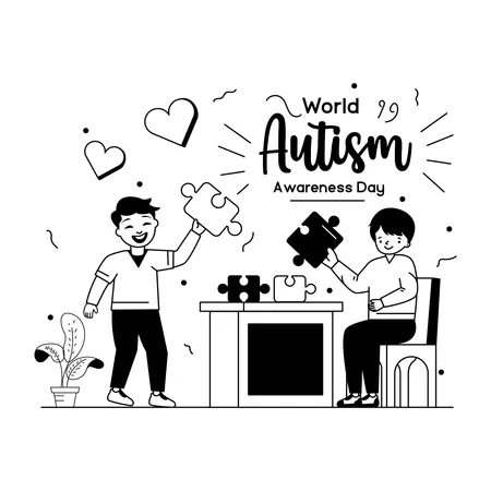 Autism Friends  イラスト