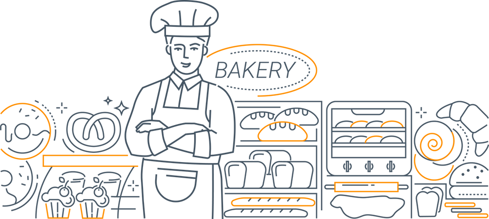 Bakery  イラスト