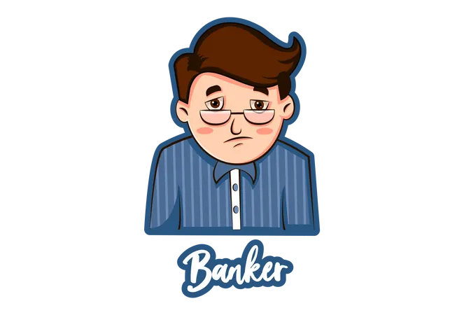 Banker  イラスト