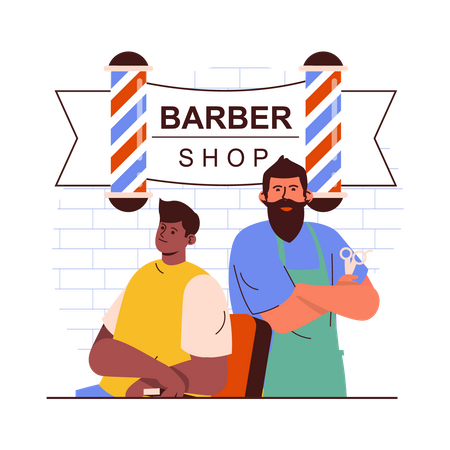 Barber shop  Illustration