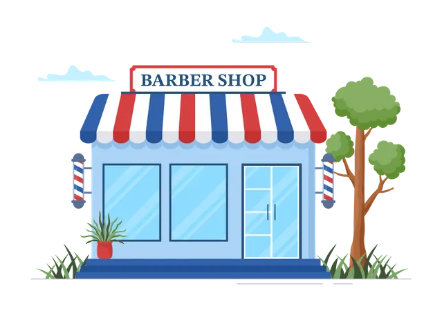 Barber Shop  Illustration