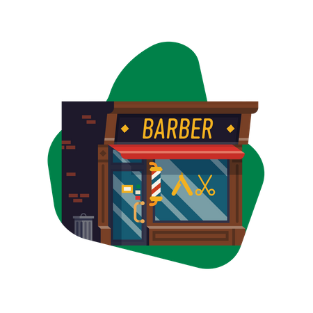 Barber Shop  Illustration