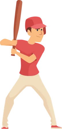 Baseball player  Illustration