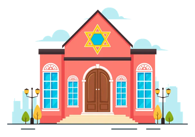 Bâtiment de la synagogue  Illustration