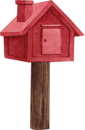 Bird House  Illustration