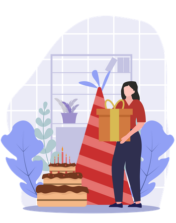 Birthday  Illustration