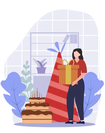 Birthday  Illustration