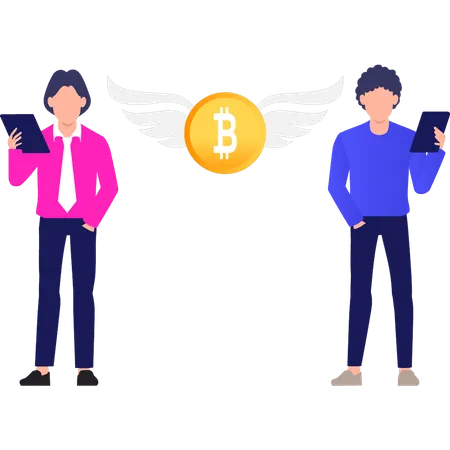 Investisseur Bitcoin  Illustration