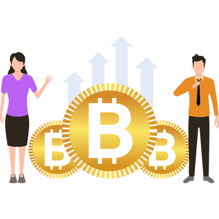 Investisseurs Bitcoin  Illustration