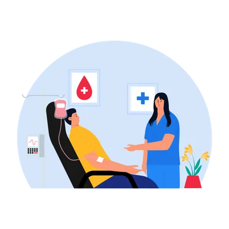 Blood donation  Illustration