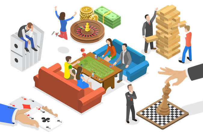 Board Games  Illustration