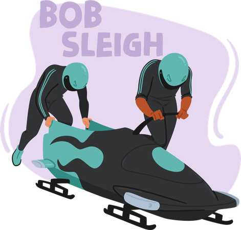 Bobsleigh  Ilustración