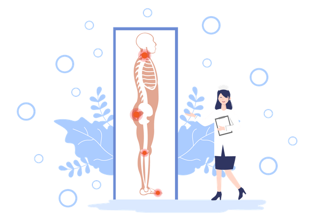 Bone Health Checkup  Illustration