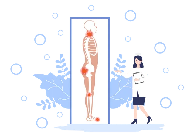 Bone Health Checkup  Illustration