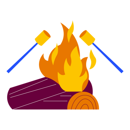 Bonfire  Illustration