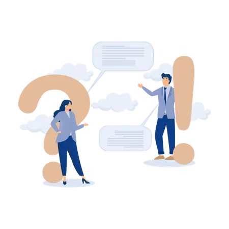 Brainstorm Conversation  Illustration