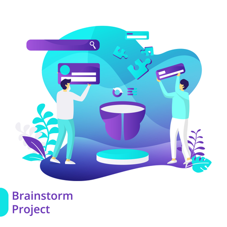 Brainstorm Project  Illustration