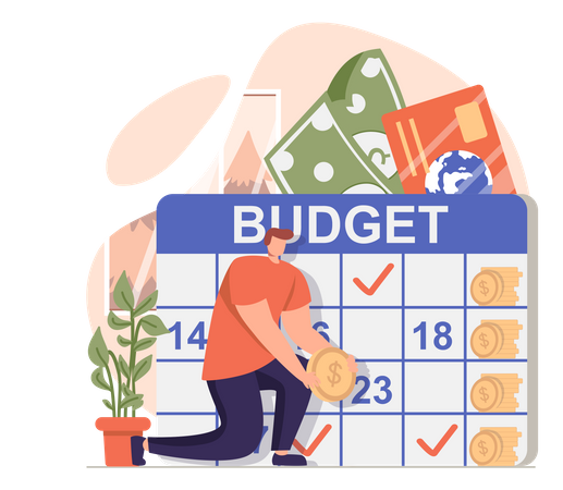 Budget Planner  Illustration