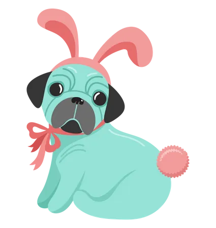 Bunny dog  Illustration