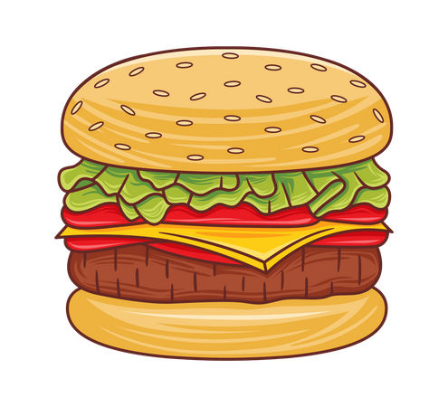 Burger  Illustration