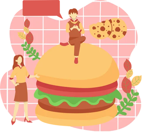 Burger  Illustration