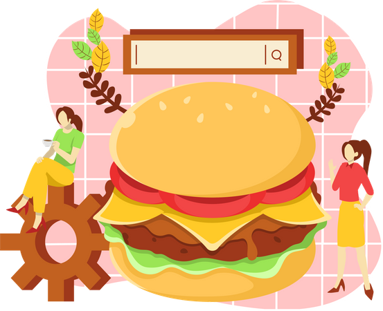 Burger  Illustration