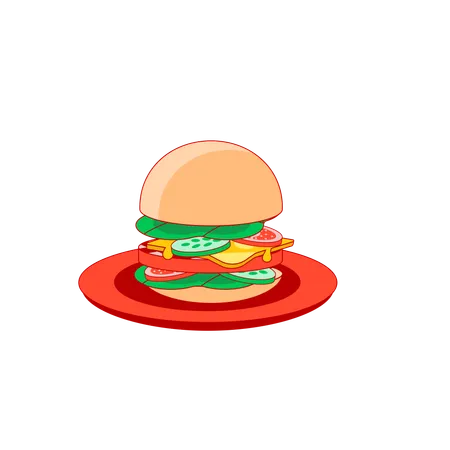 Burger  일러스트레이션