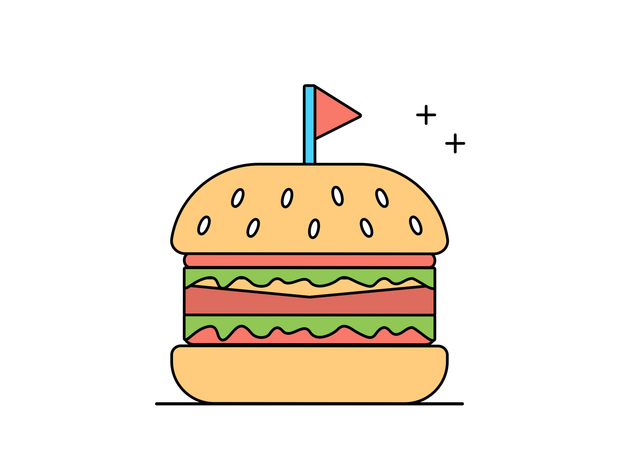 Burger  Illustration