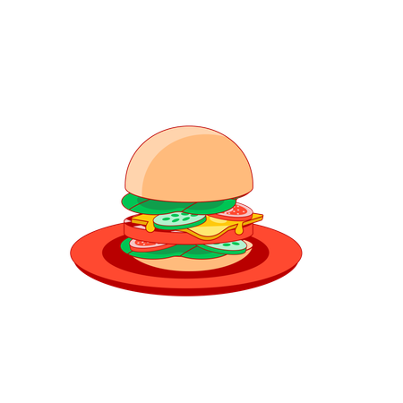 Burger  Illustration