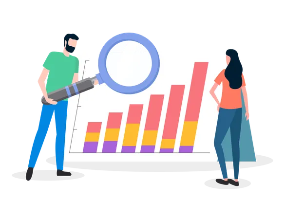 Business analyst  Illustration